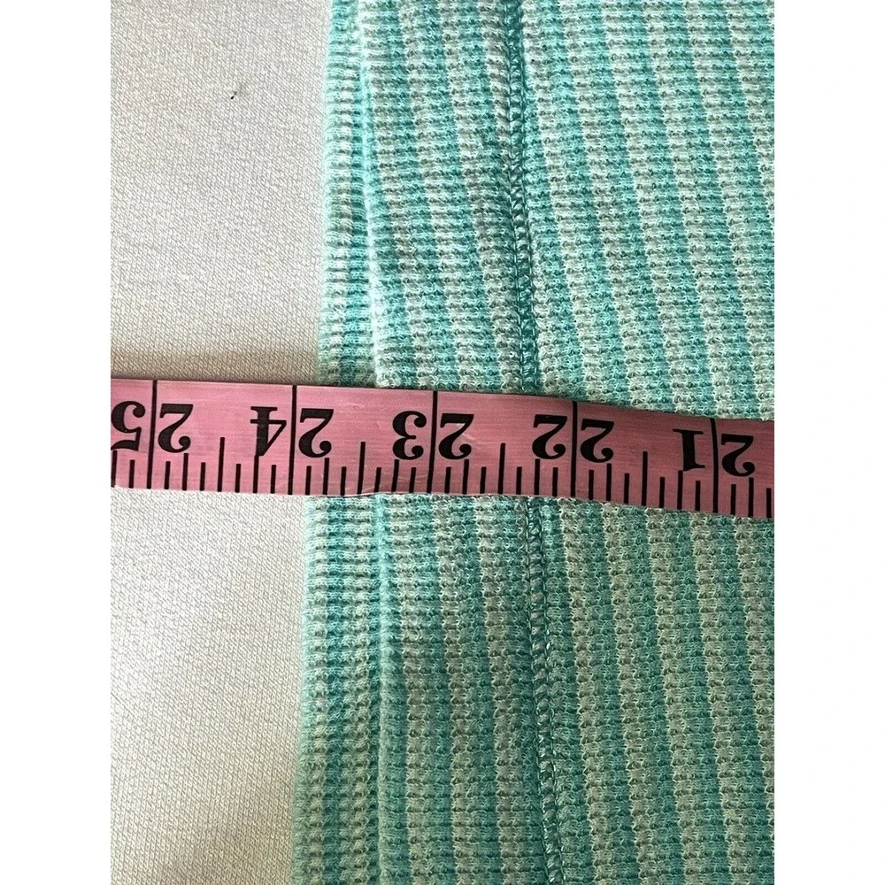 Victoria's Secret T Shirt Sz S Green Long Sleeves Stripes Cotton Night Shirt? - Picture 8 of 10